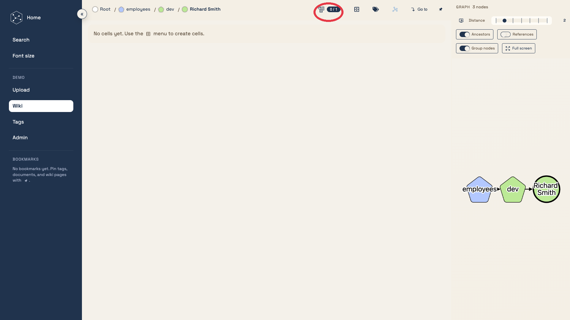 References icon References icon